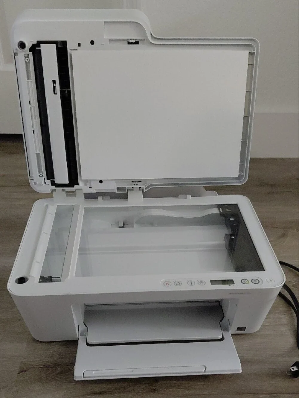 HP Deskjet White Inkjet Printer with Control Panel